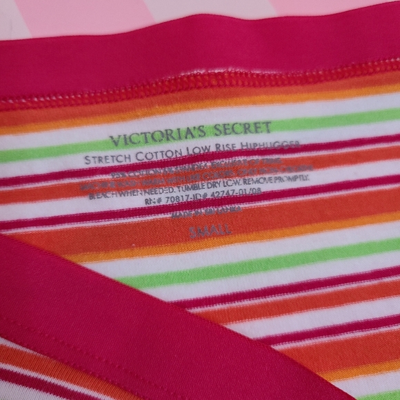 Rare VTG Victoria's Secret Stretch Cotton Low Rise Hiphugger Panty Size Sm - Picture 5 of 5